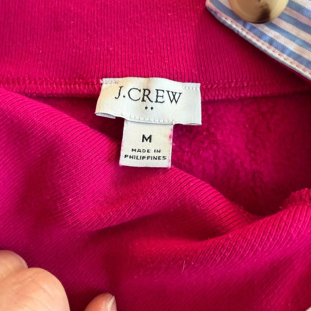 J. Crew Wide button-collar pullover sweatshirt • … - image 2